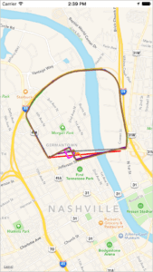 The location accuracy visualizer app
